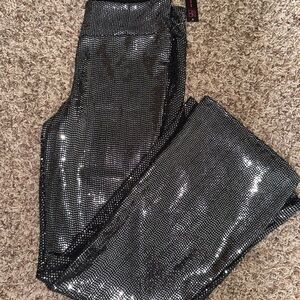NWT* bootcut Sparkling Black Sequin Pants